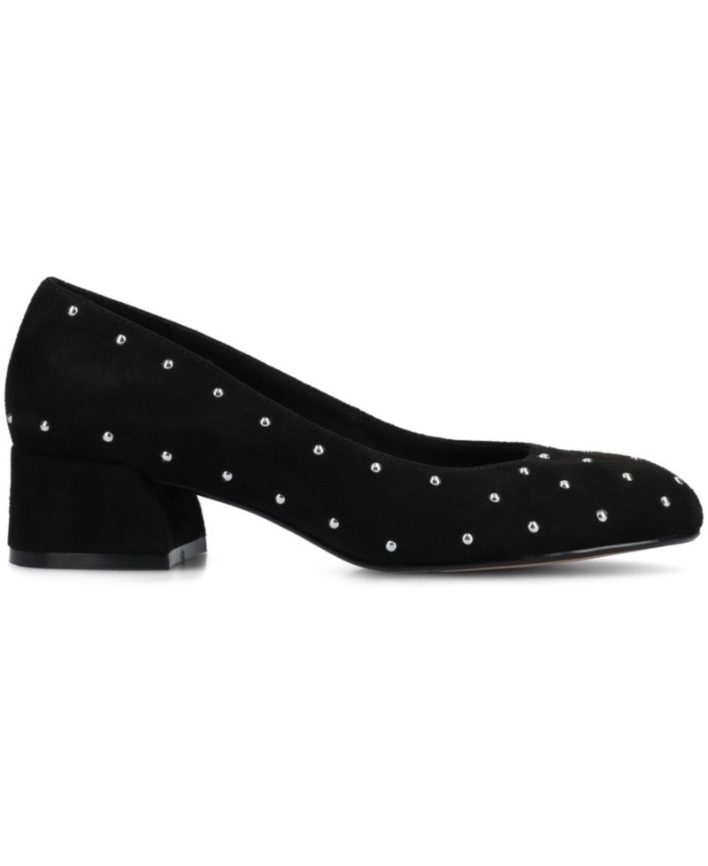Women's Saarii Round Toe Block Heel Pumps
