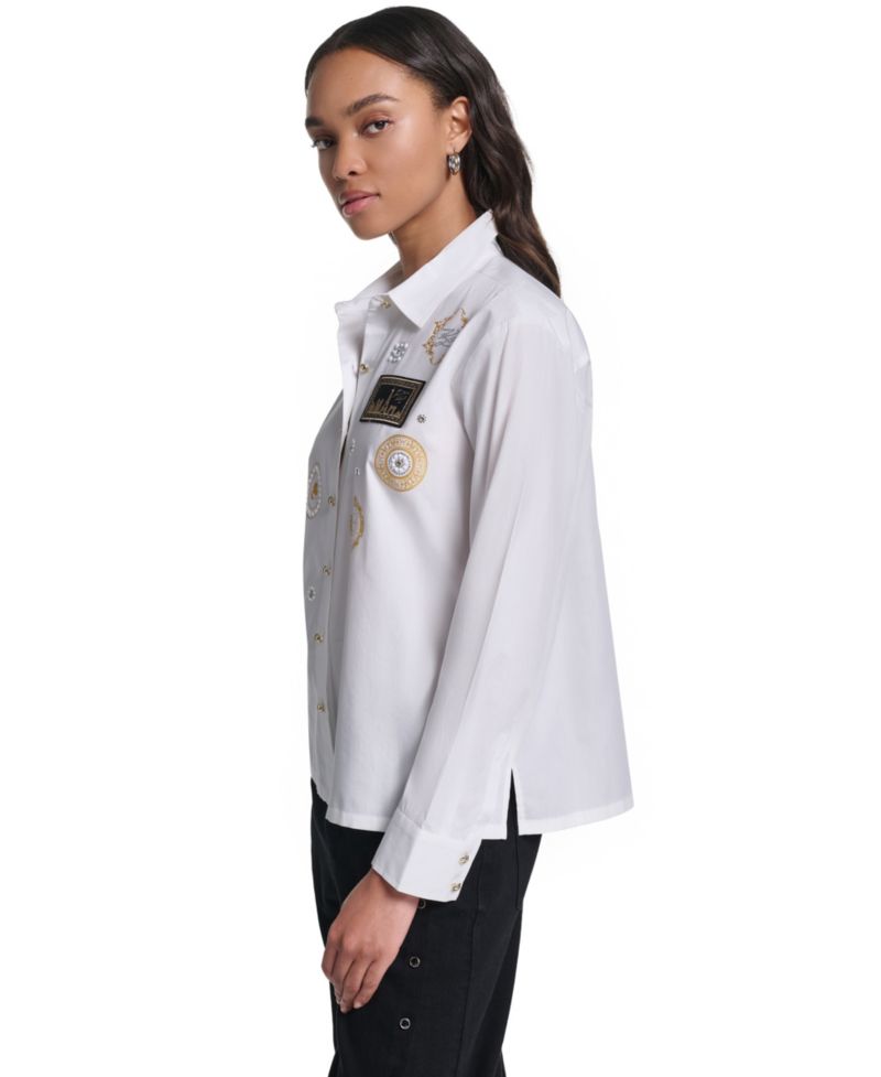 Women's Embellished Cropped Top