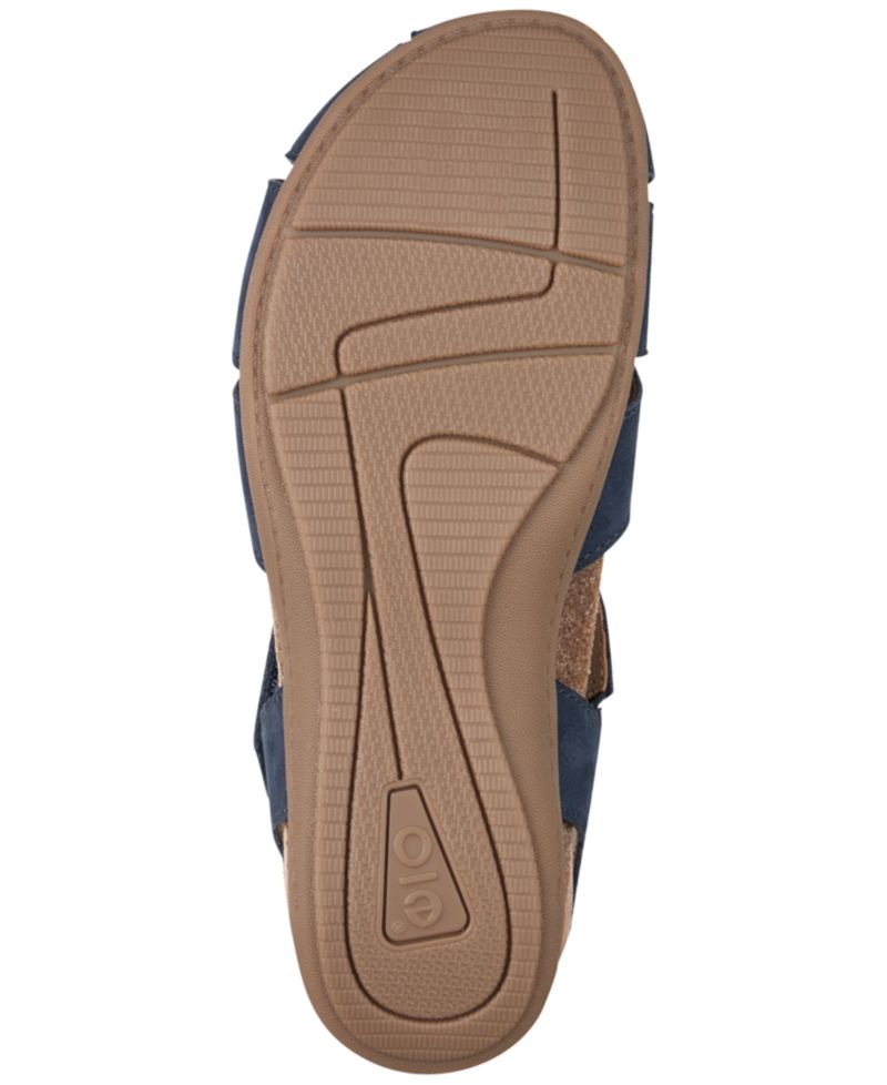 Women's Brentia Leather Criss-Cross Flat Sandals