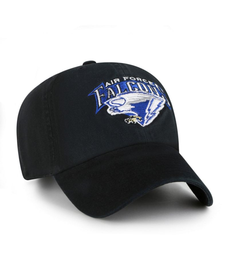Men's '47 Black Air Force Falcons Vault Clean Up Adjustable Hat