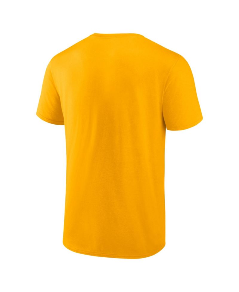 Men's Gold Los Angeles Lakers Wordmark T-Shirt