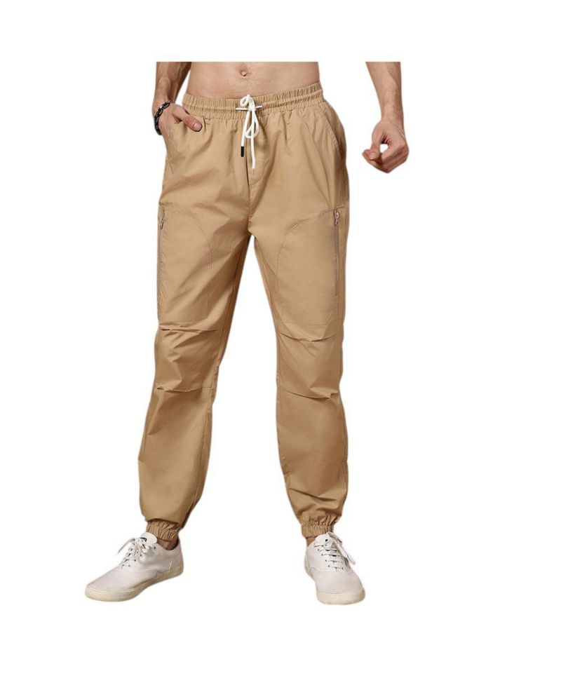 Men's Khaki Brown Parachute Utility Trousers