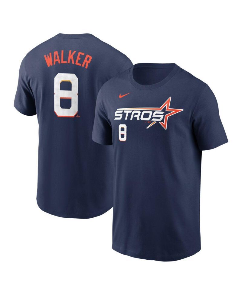 Men's Christian Walker Navy Houston Astros 2025 City Connect Fuse Name & Number T-Shirt