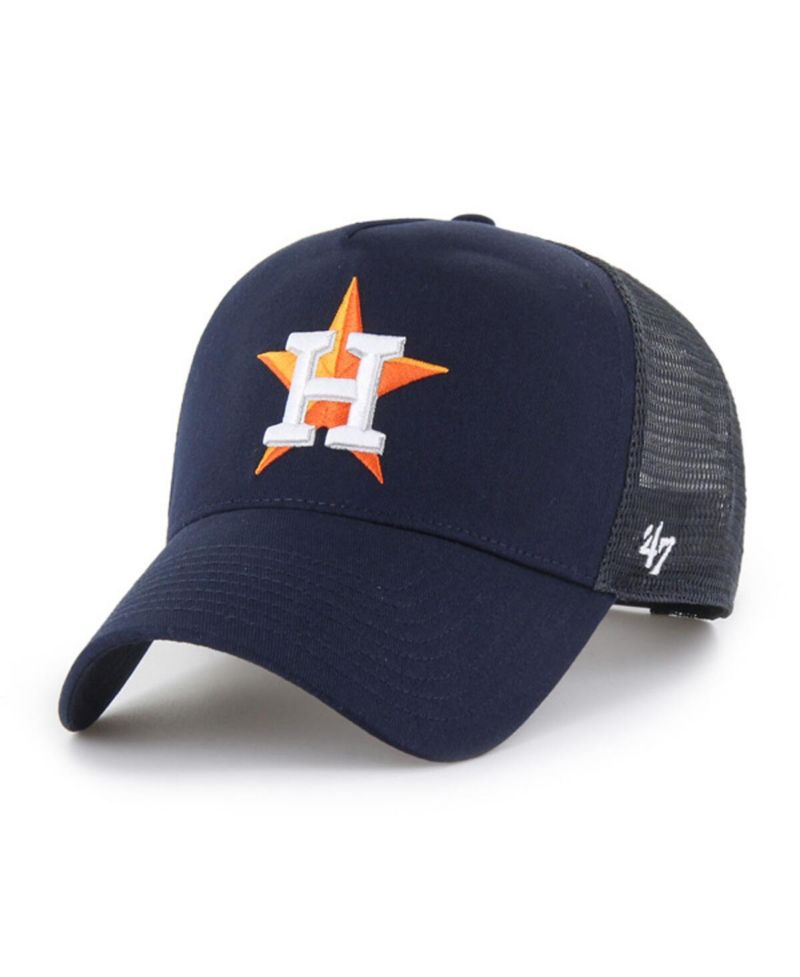 Men's Navy Houston Astros Ballpark Offside Adjustable Trucker Hat