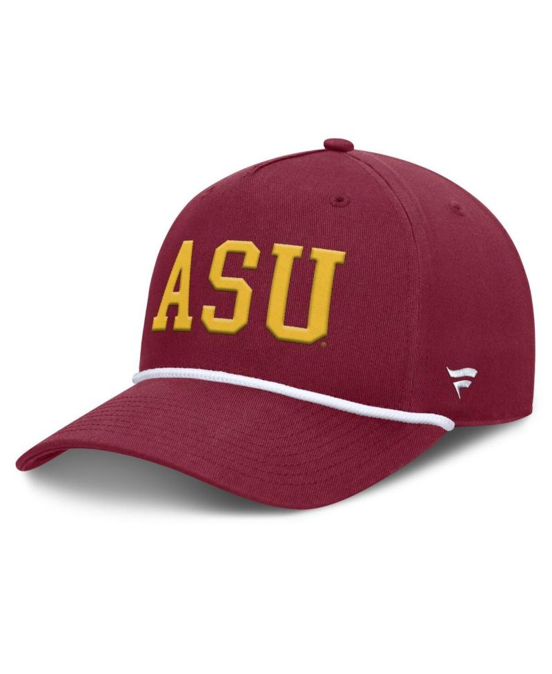 Men's Maroon Arizona State Sun Devils Foul Ball Rope Adjustable Hat
