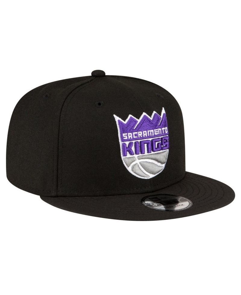 Men's Black Sacramento Kings Official Team Color 9FIFTY Snapback Hat