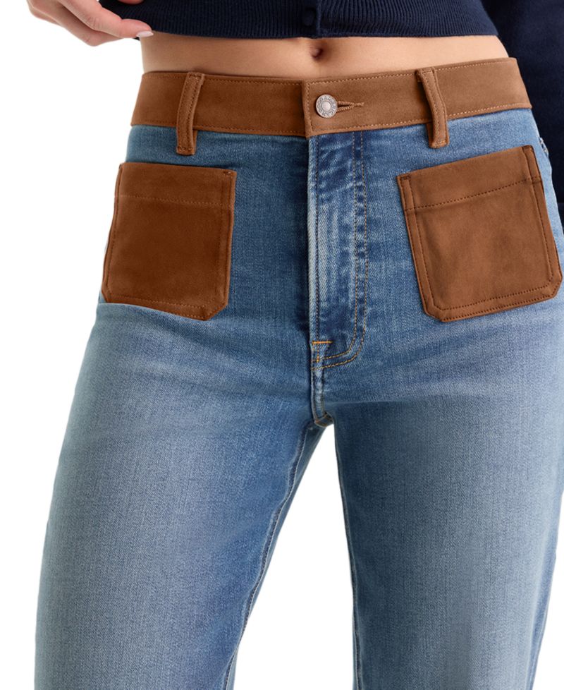 Petite True Straight High-Waisted Straight-Leg Jeans