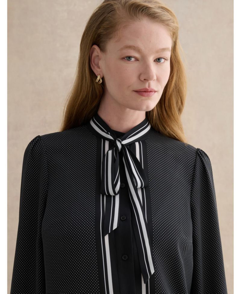 Women's Valerie Tie-Neck Blouse