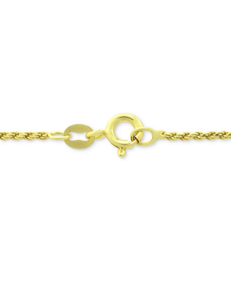 Twist Rope Ankle Bracelet in 18k Gold-Plated Sterling Silver, also available in Sterling Silver