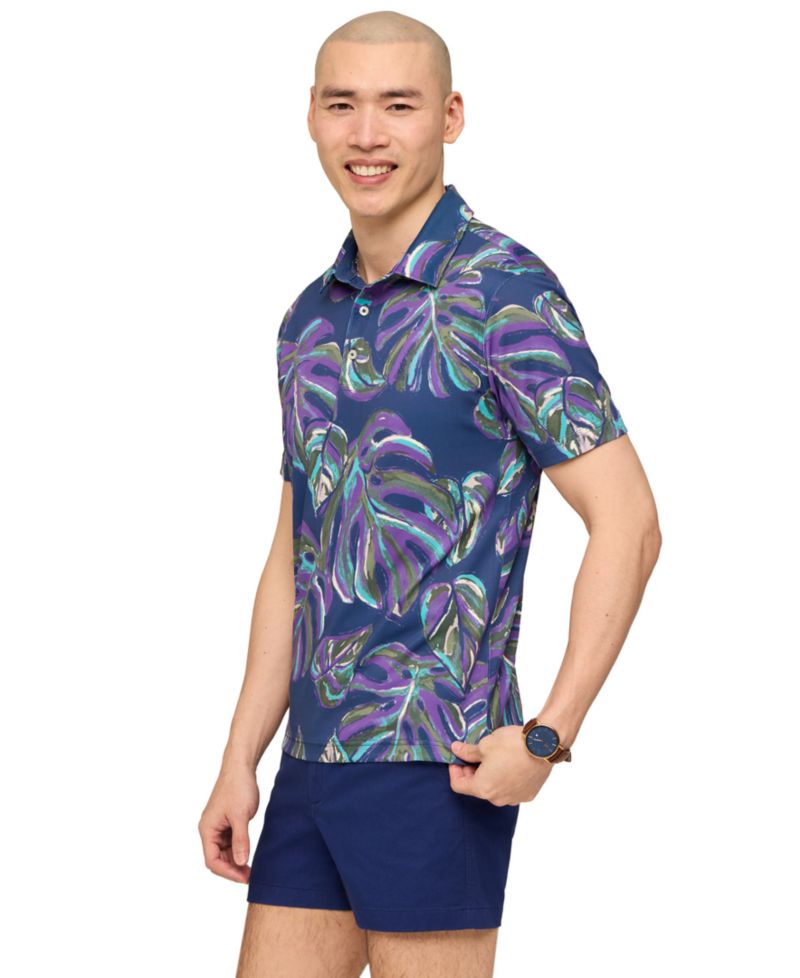 Men's The Variegated Stretch Regular-Fit Polo Shirt