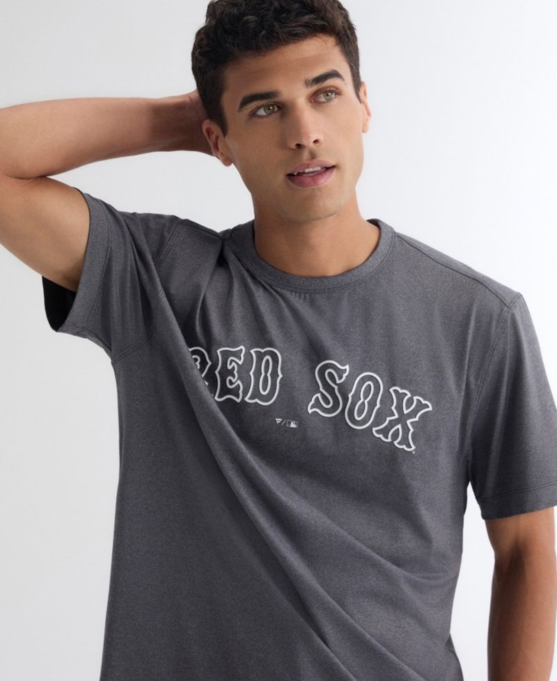 Men's Charcoal Boston Red Sox Clutch Winning Edge T-Shirt