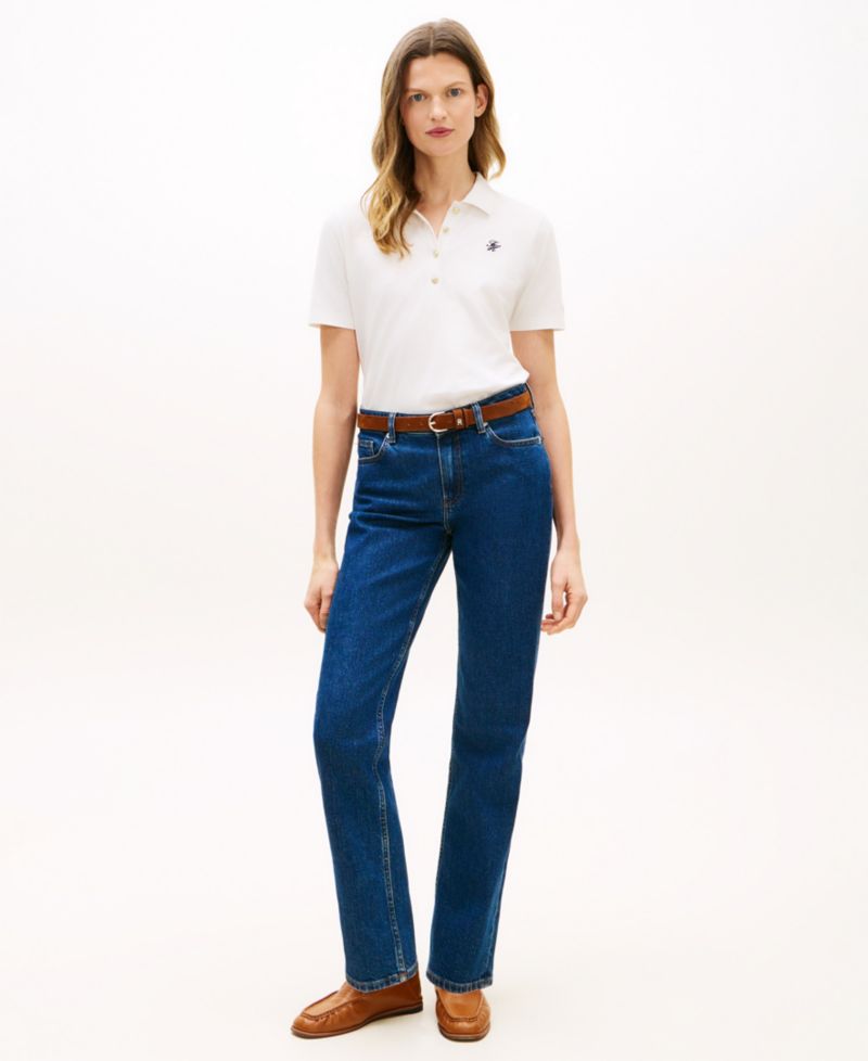 Women's Script Logo Polo T-Shirt