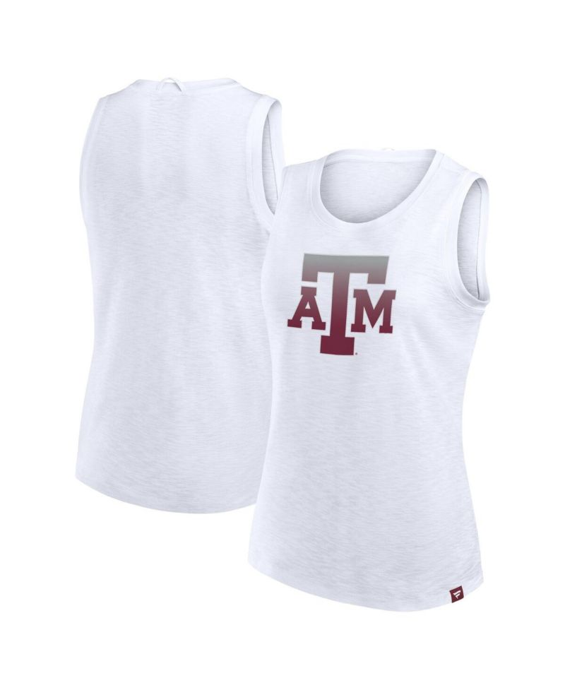 Women's White Texas A&M Aggies Activate Slub Tank Top