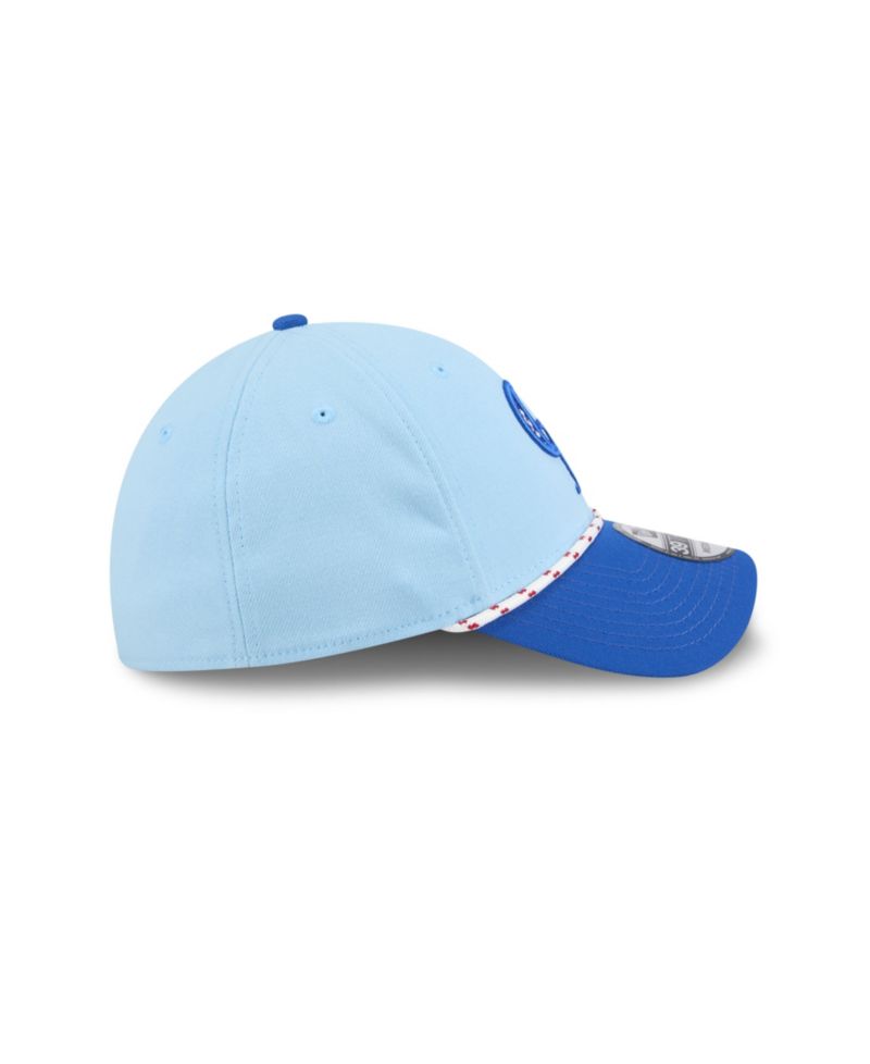 Men's Light Blue/Blue Colorado Rockies 2025 Fourth of July 39THIRTY Flex Hat
