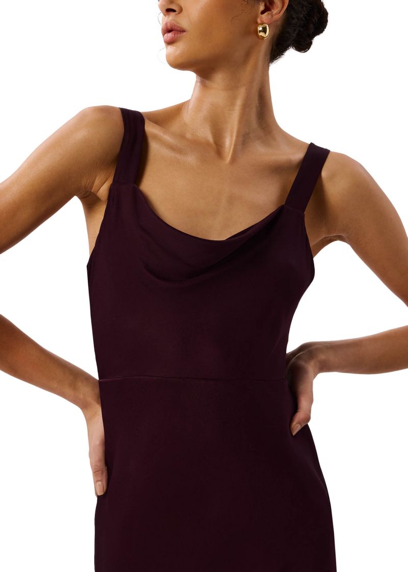 Women's Thea Cowl Satin Maxi Dress