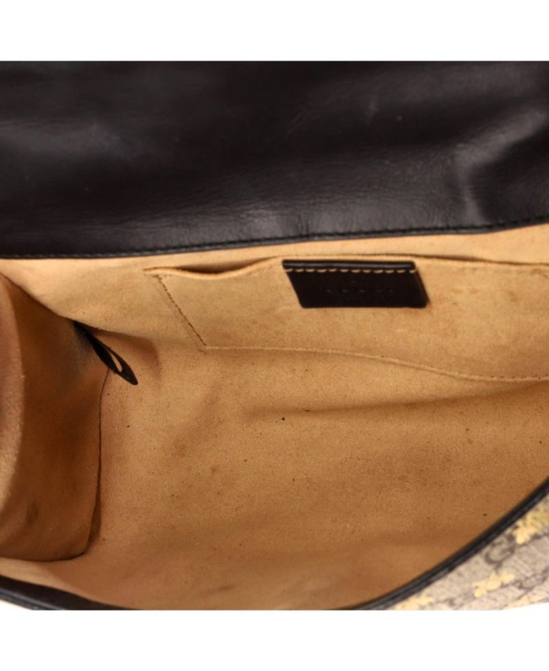Small Padlock Shoulder Bag Printed GG Coated Canvas