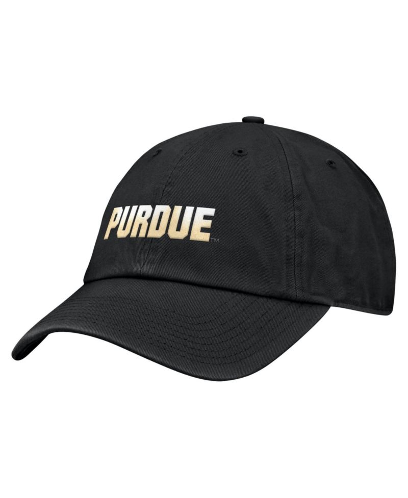 Men's Black Purdue Boilermakers Club Adjustable Hat