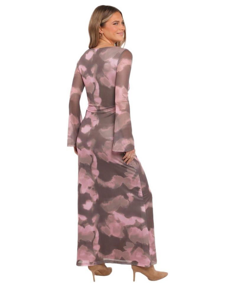Women's Pandora Long Sleeve Maxi Dress