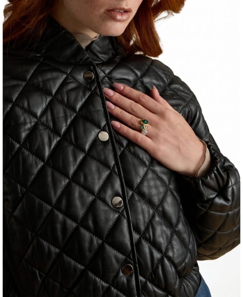 Women's Aveline Quilted Leather Jacket