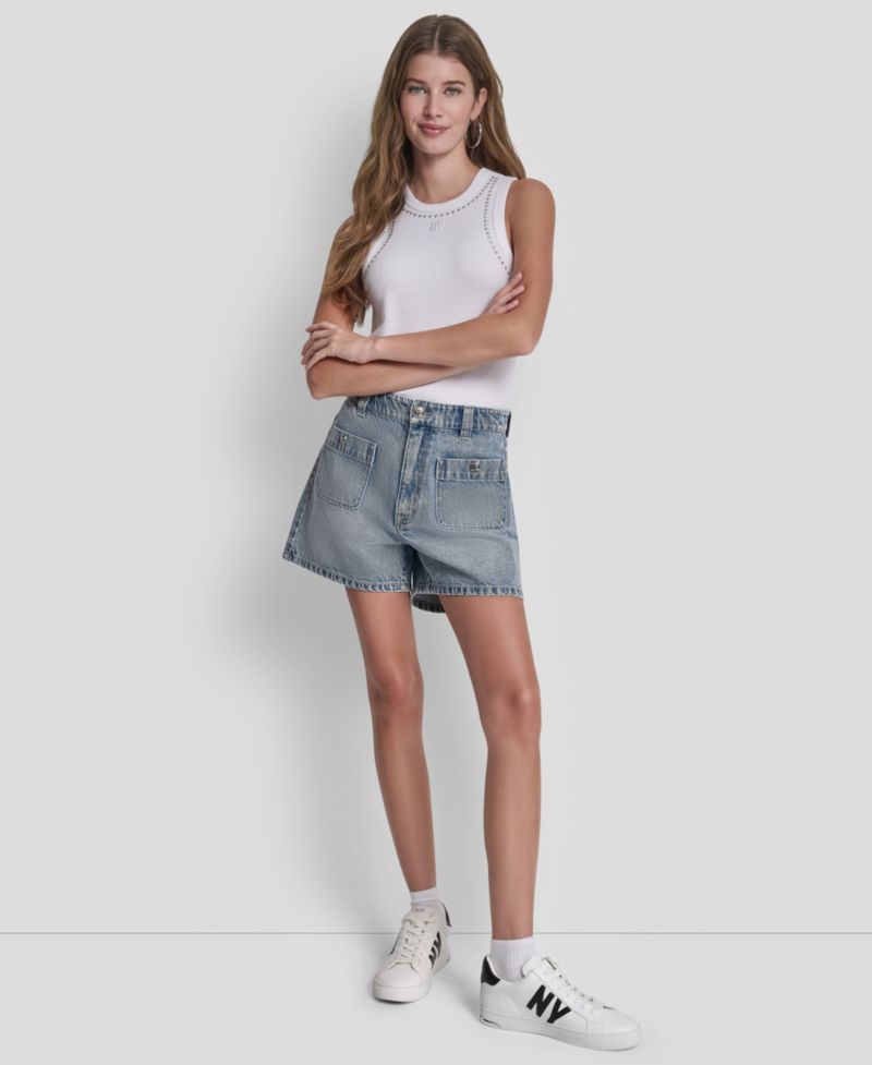 Women's High-Rise A-Line Shorts