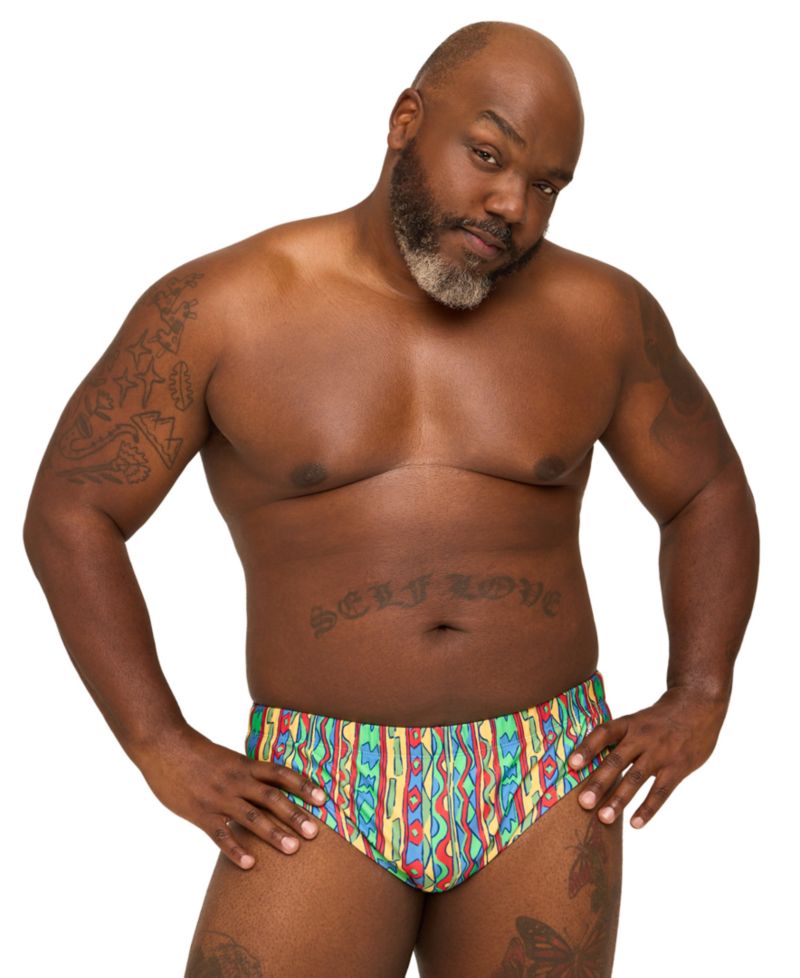 Men's The Two Legits Drawcord Swim Briefs