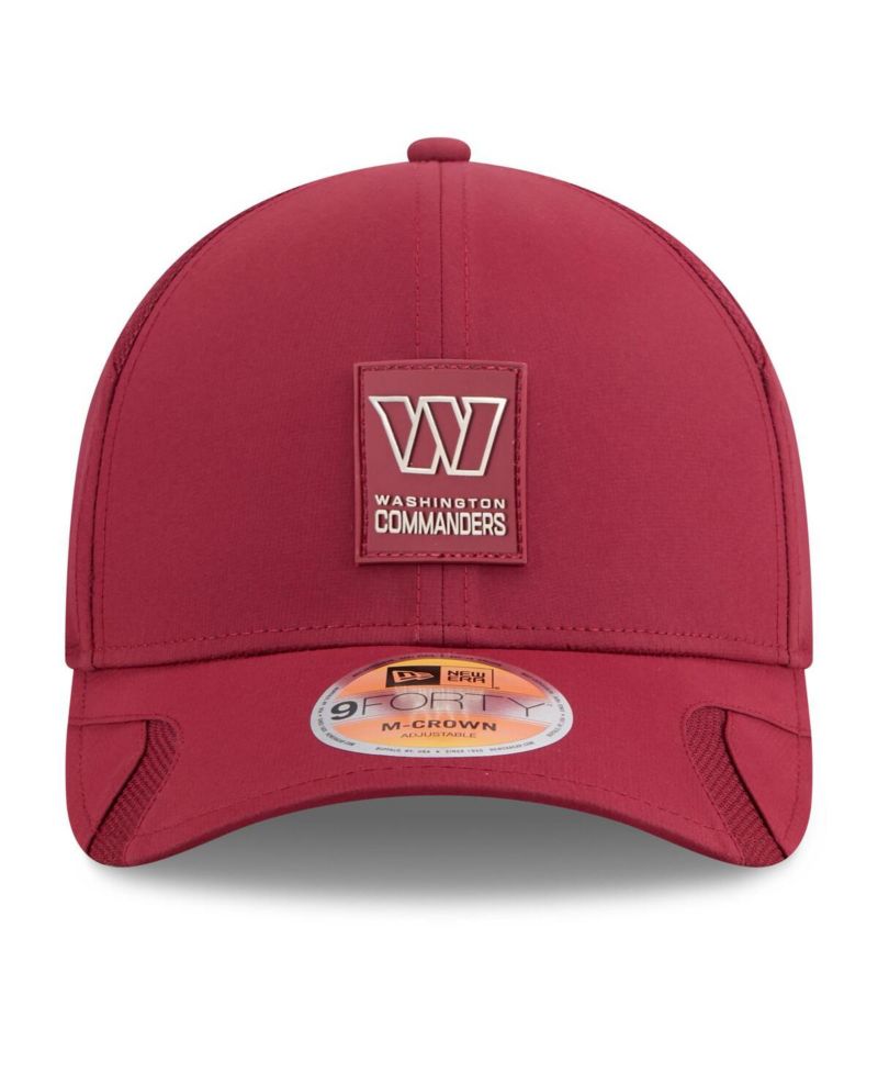 Men's Burgundy Washington Commanders 2025 Sideline M-Crown 9FORTY Adjustable Hat