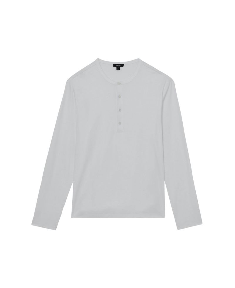 Men's Cameron Airwater-Cotton Henley T-Shirt