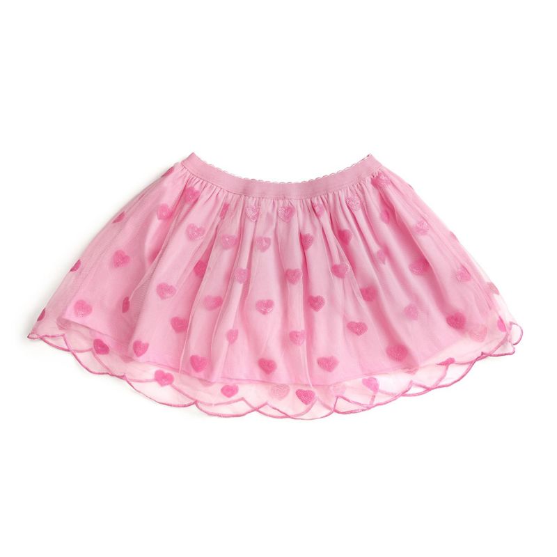 Big Girls Mini Sequin Hearts Tutu