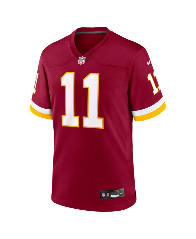 Men's Luke McCaffrey Burgundy Washington Commanders Game Jersey
