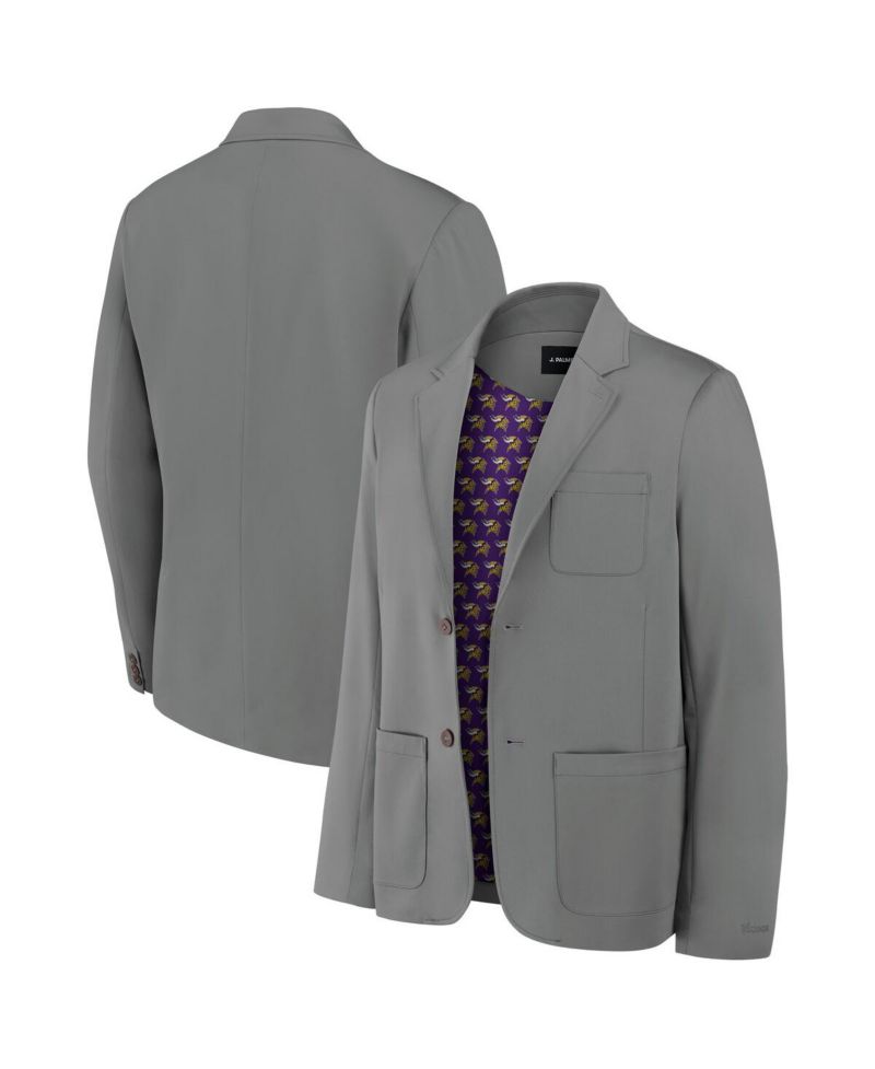 Men's Graphite Minnesota Vikings Man-In-Motion Blazer
