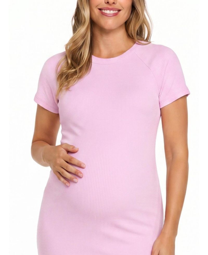Ribbed-Knit Bodycon Midi Dress