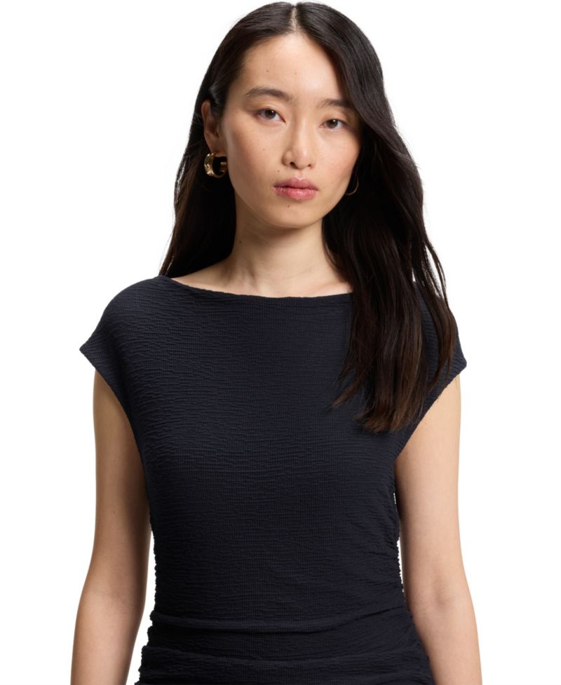 BOSS by Women's Structured-Jersey Slim-Fit Dress