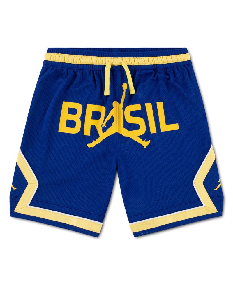 Big Boys and Girls Jordan Royal Brazil National Team Mesh Demand Dri-FIT Shorts