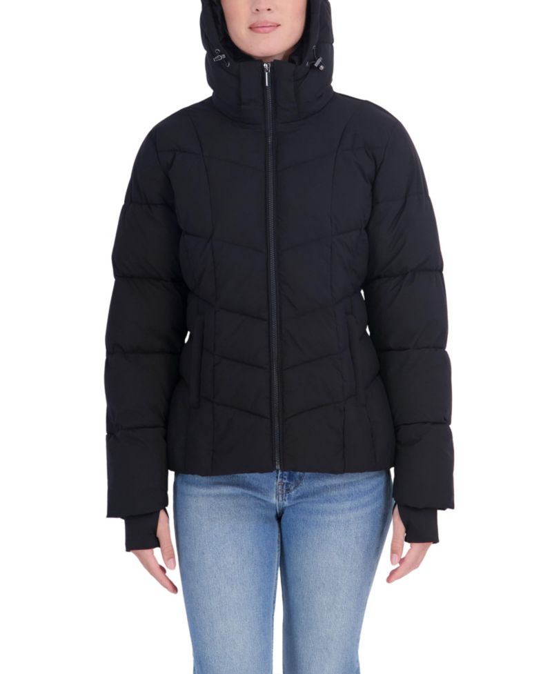 Women's Short Hooded Puffer Coat