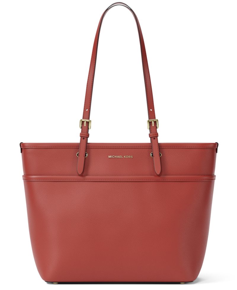 Michael Kors Winston Large Leather Zip-Top Tote Bag