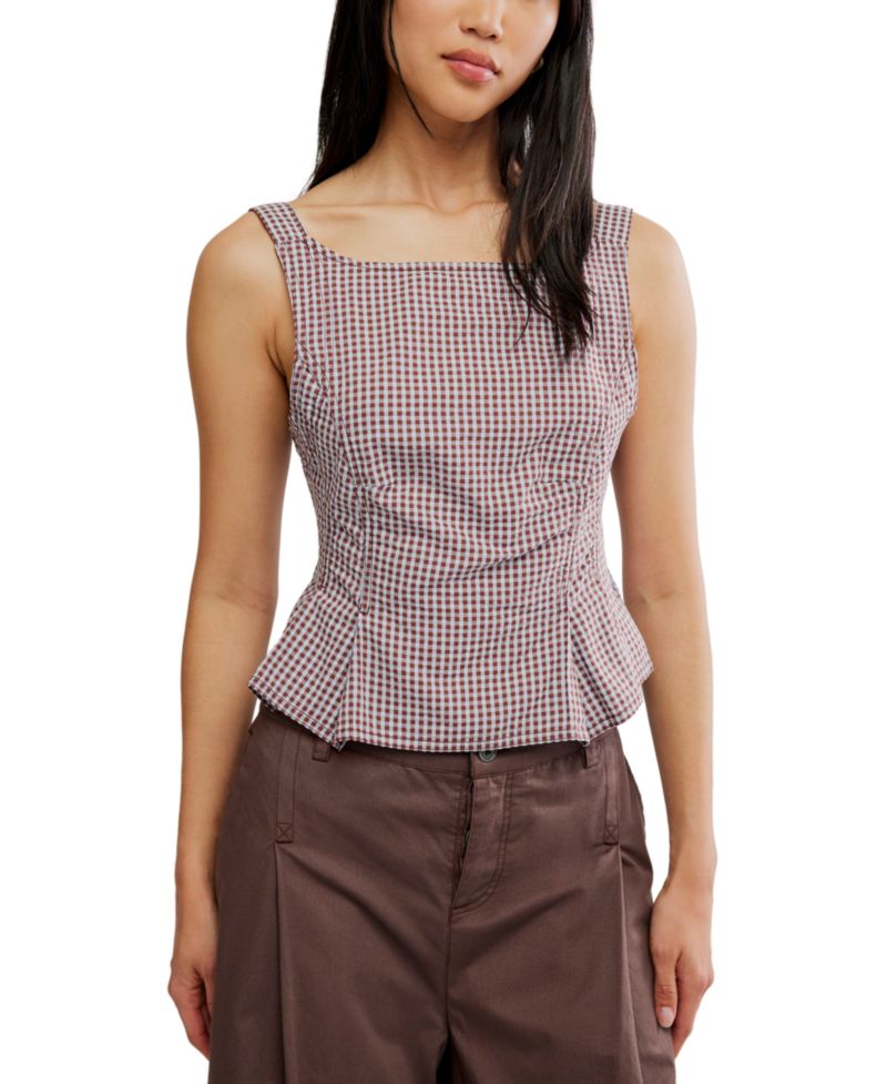 Women's Sun Faded Boat Neck Top