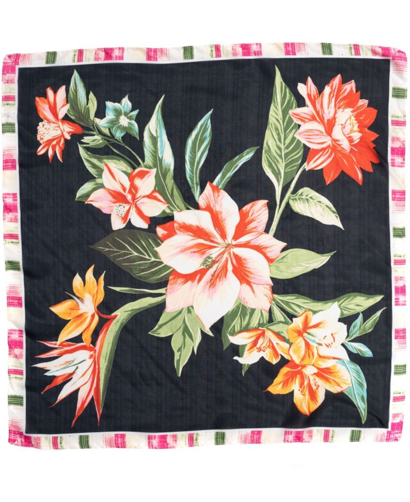 Jungle Floral Square Scarf