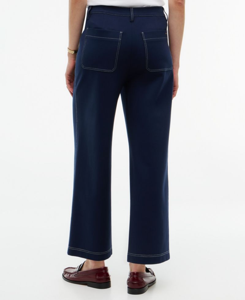 Women's Ponte Top-Stitch Pants
