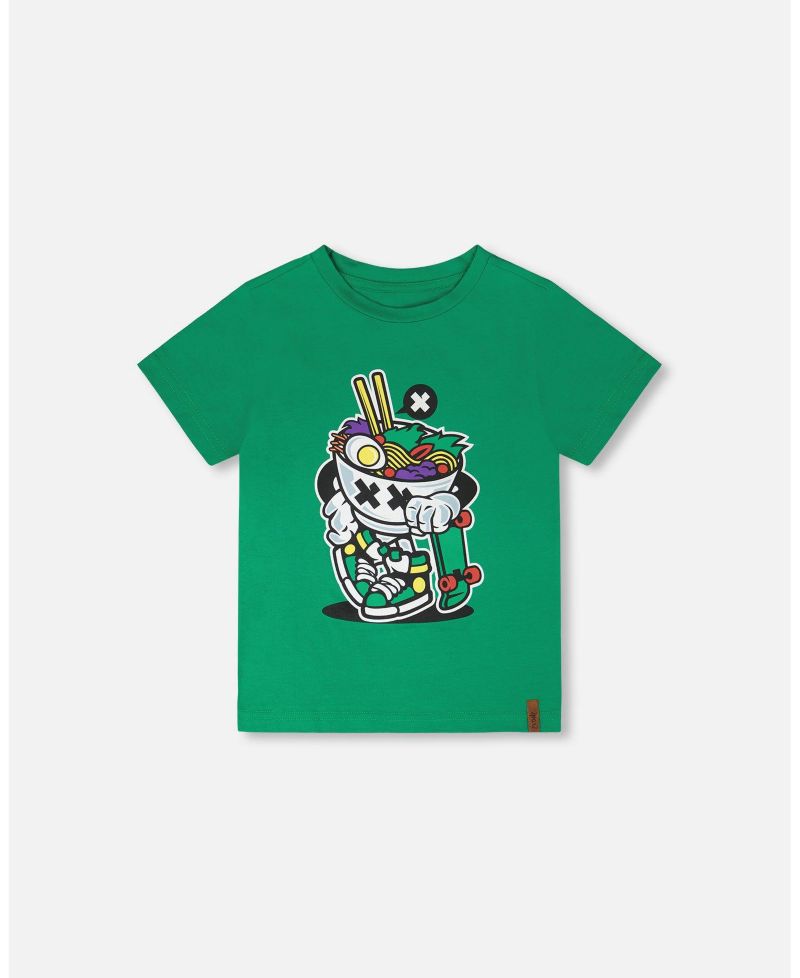 Toddler Boys Toddler/Child Cotton Jersey Printed T Shirt