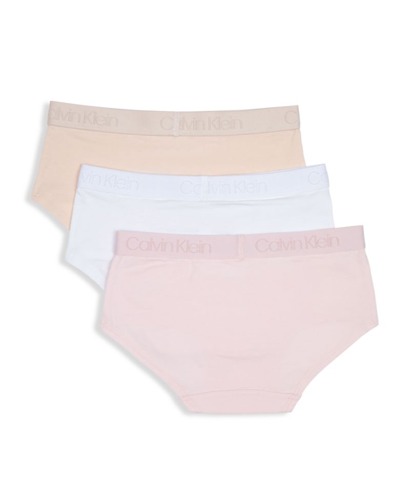 Big Girls Logo Print Hipster Briefs, Pack of 3
