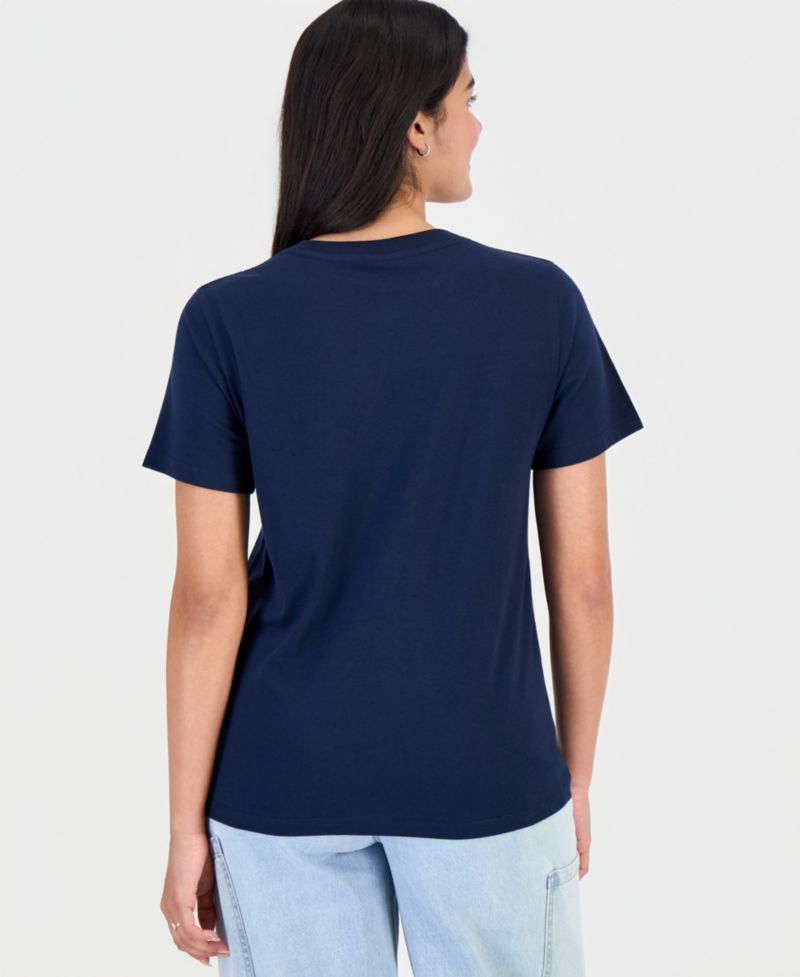 Juniors' Boston Lobster Graphic Print T-Shirt