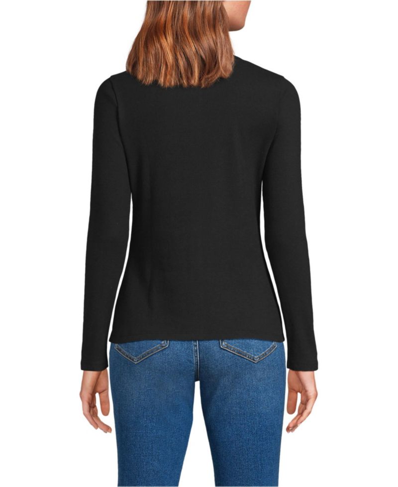 Women's Long Sleeve Micro Rib Button Through Cardigan