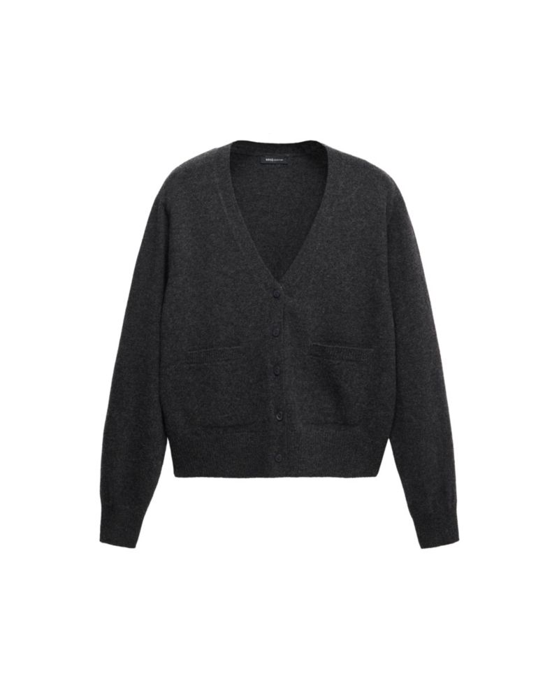Women's Selection Wool & Cashmere-Blend V-Neck Cardigan