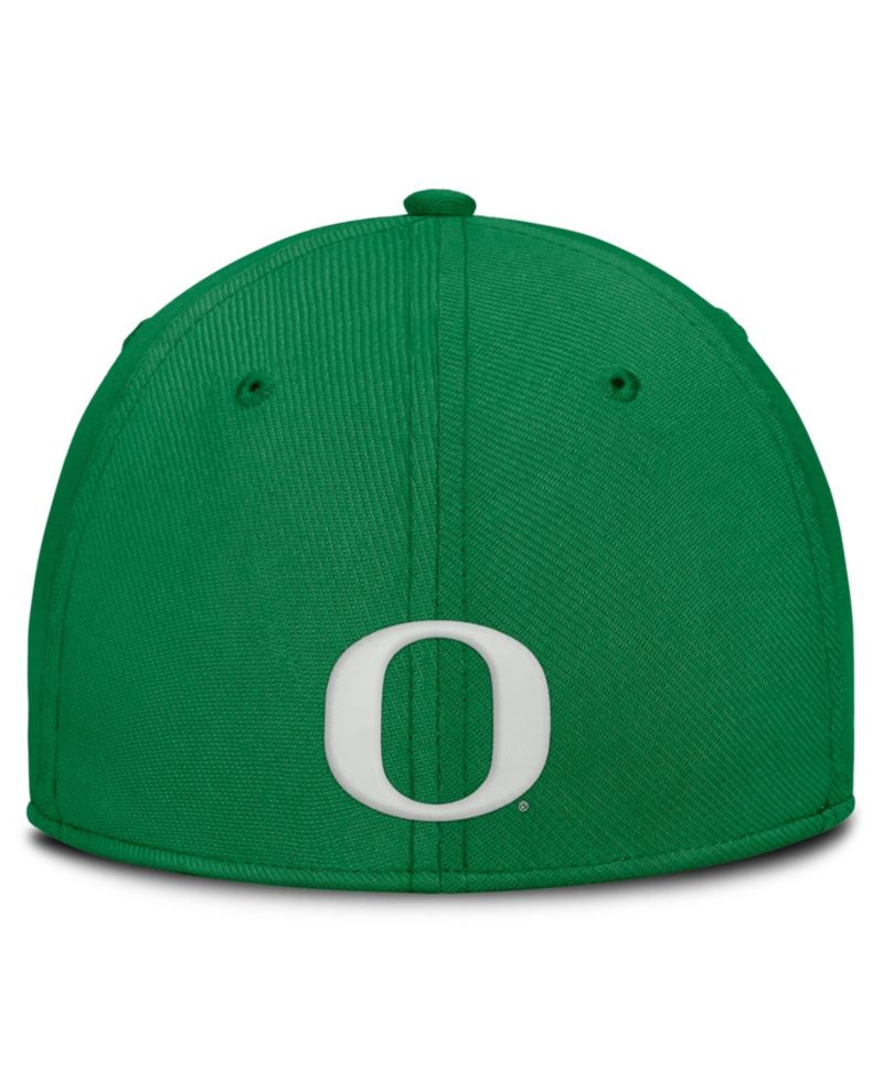 Men's Green Oregon Ducks Rise On-Field Swoosh Flex Dri-FIT Flex Hat