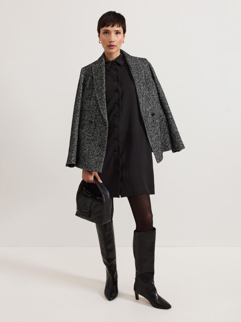 Women's Candice Scallop Detail Shirt Dress