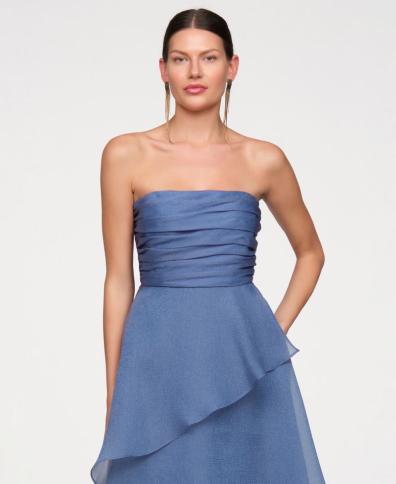 Women's Strapless Organza Gown