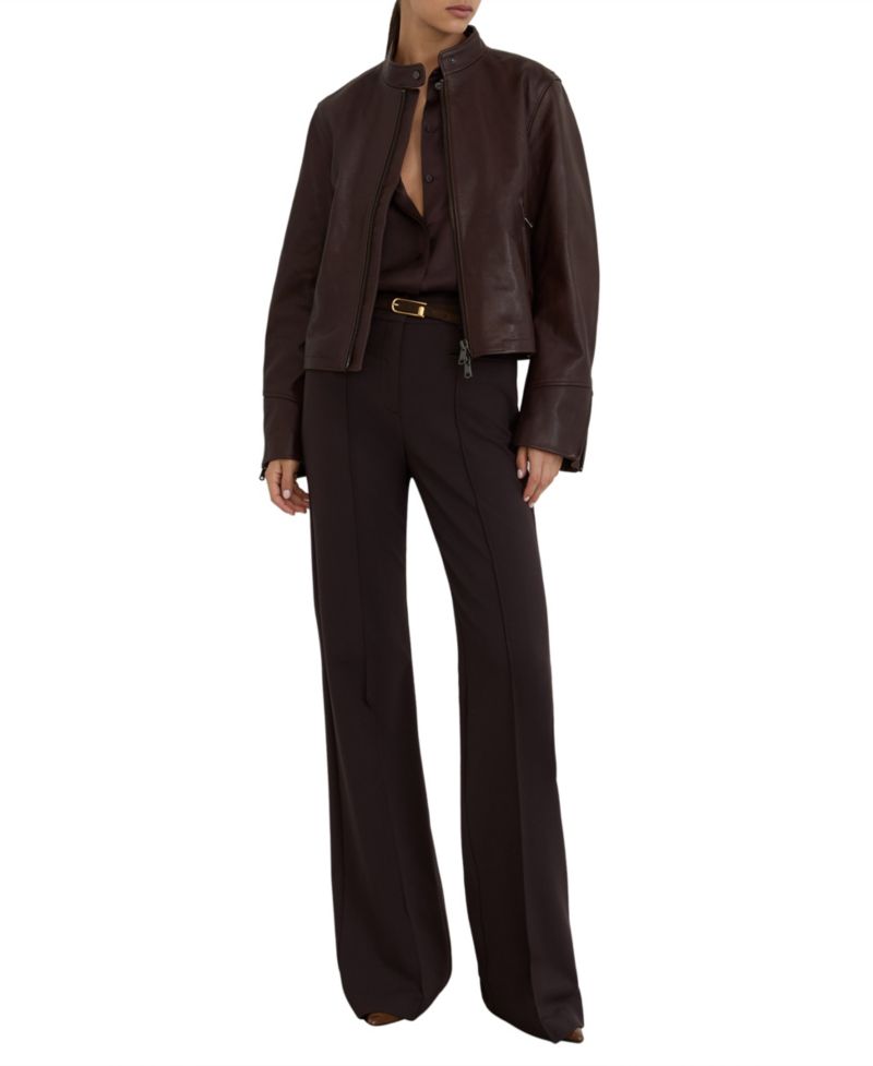 Women's Erin Leather Biker Jacket