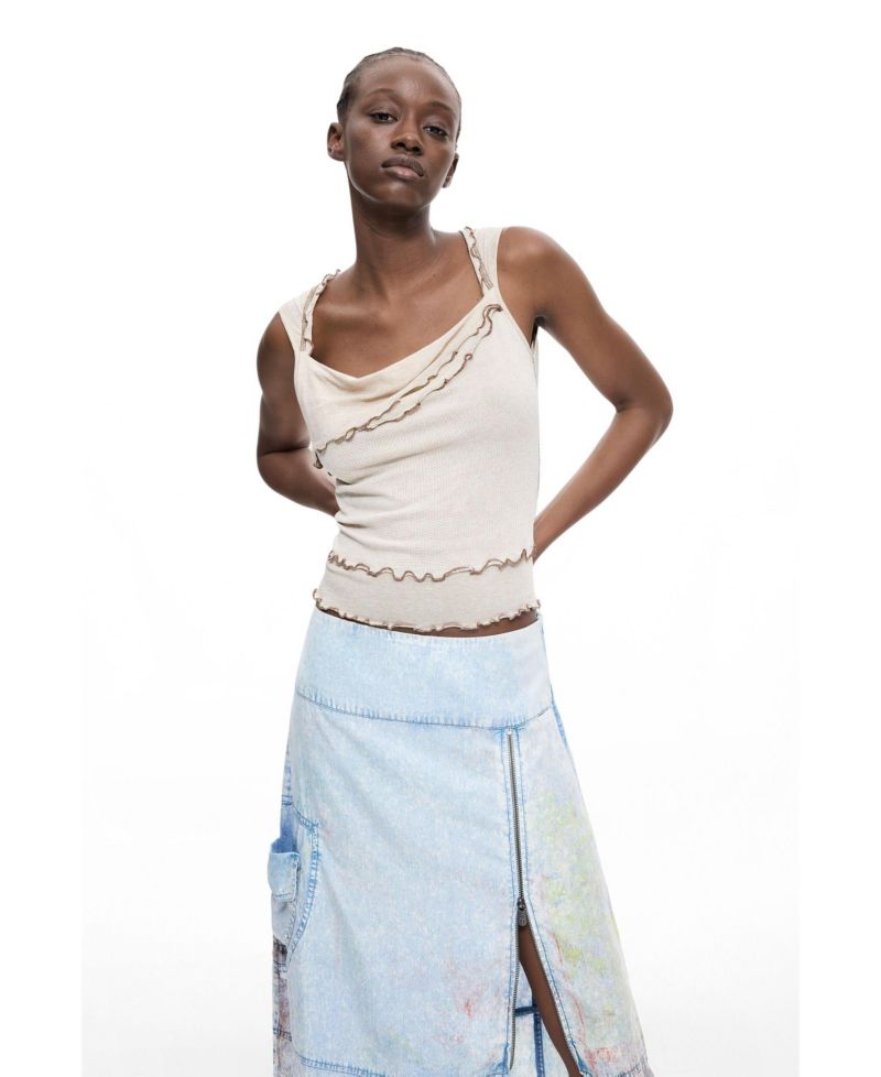 Women's Midi denim skirt