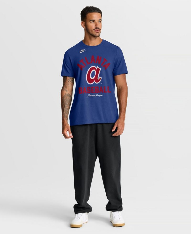 Men's Royal Atlanta Braves Cooperstown Collection T-Shirt