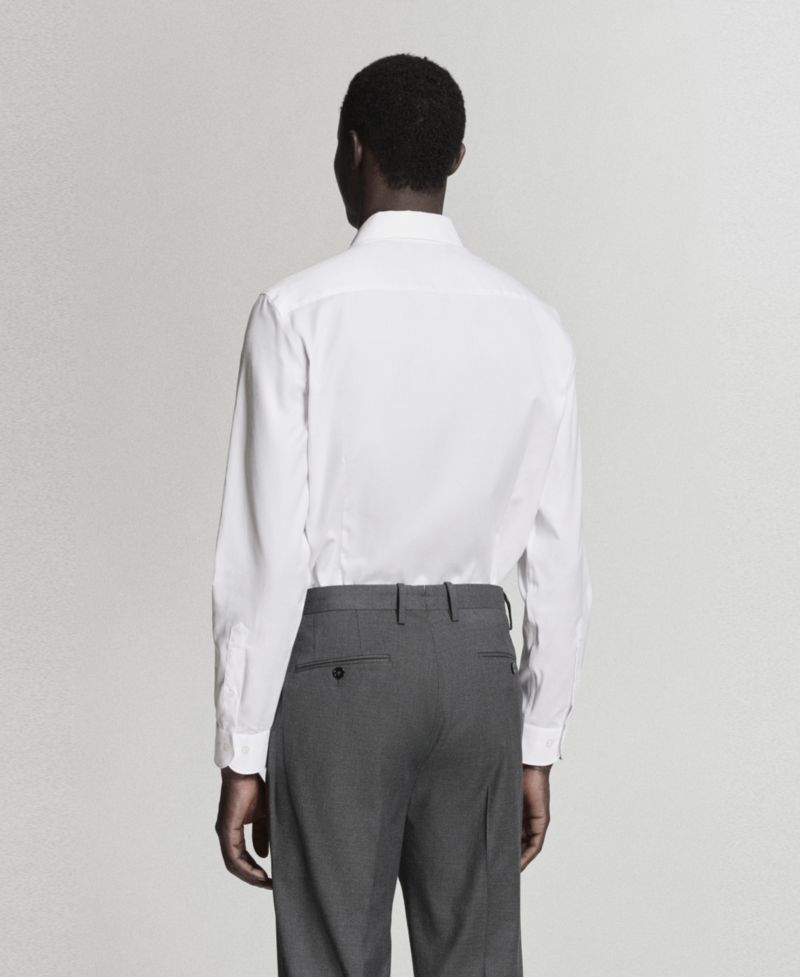 Men's Cotton Slim-Fit Dress Shirt